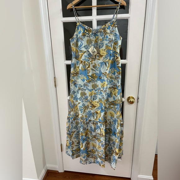 Faherty Sun Chaser Tiered Maxi Sundress - Size L - NWT - Picture 2 of 11
